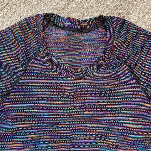 lululemon athletica Multicolor Rainbow Short Sleeve Tee - Picture 2 of 5